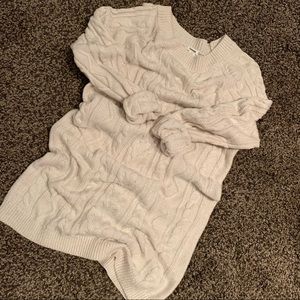 Cable Knit Sweater Dress